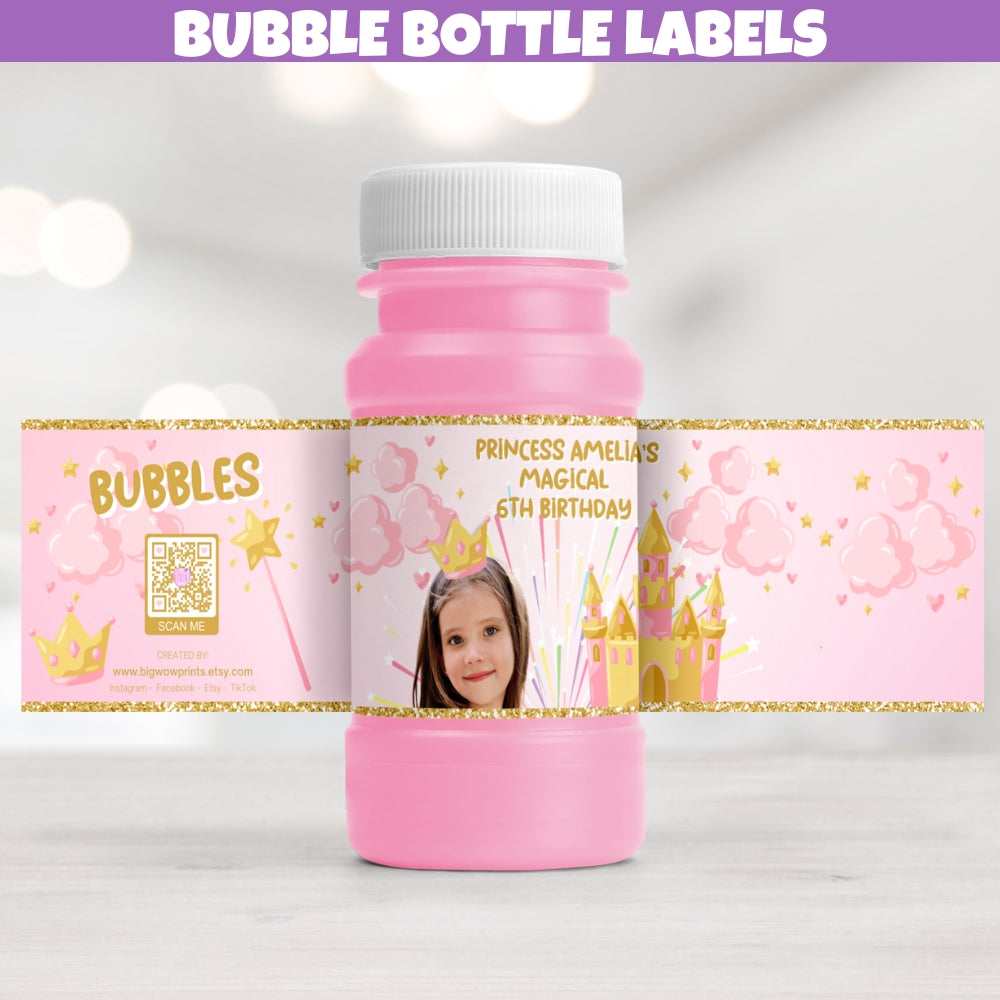 Baby shower fashion bubbles favors