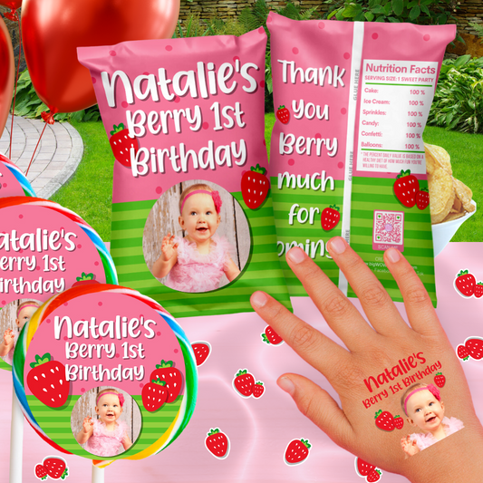 Strawberry Birthday Party Supplies